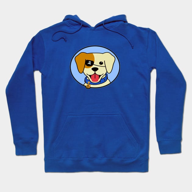 Pirate Dog Hoodie by Trent Tides